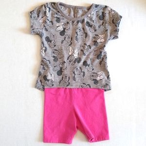 Minnie Mouse toddler girl outfit